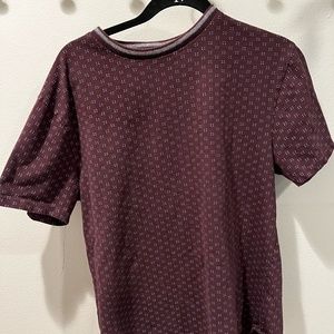 Craft + Flow. Men's. Knitwear. T-Shirt. Large. Burgundy.